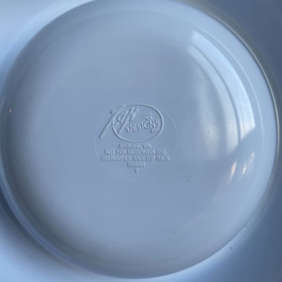 1995 Looney Tunes Holiday Chip & Dip Serving Dish - Picture 5 of 6